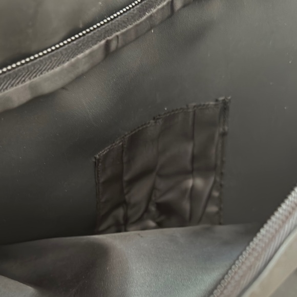 Hugo Boss Olive Green & Black Messenger Bag Laptop Crossbody Satchel - Picture 4 of 7